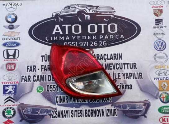 RENAULT CLIO 3 ORJİNAL ÇIKMA SOL STOP