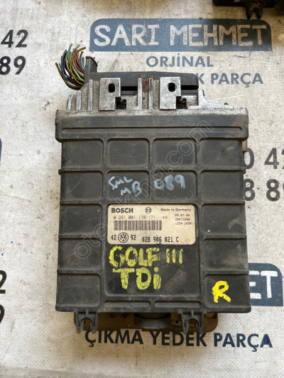 ÇIKMA VW GOLF 1.9 TDİ 0 28 906 021 C 028906021C MOTOR BEYNİ