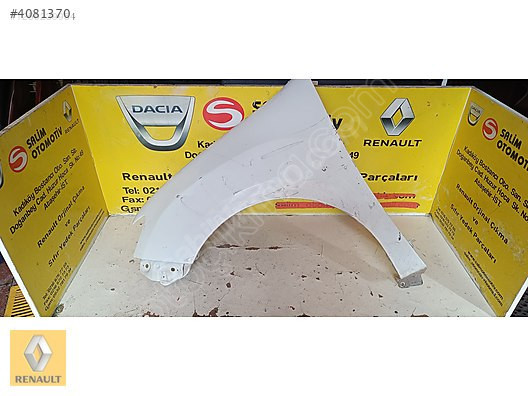 RENAULT SYMBOL ÇIKMA ORJİNAL BEYAZ SOL ÖN ÇAMURLUK VE DİGERLER