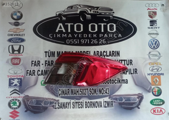 HONDA CIVIC ORJİNAL ÇIKMA SAĞ STOP