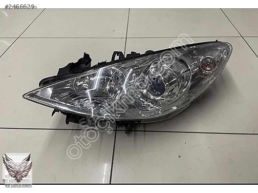 Peugeot 307 Modeli İçin Sol Taraf Mercekli Far