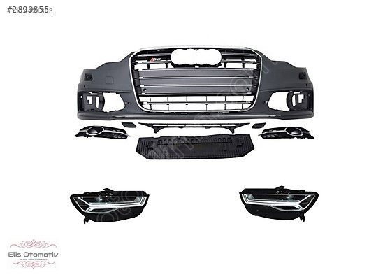 AUDİ A6 IÇIN IÇIN UYUMLU S6 FACELIFT ÖN TAMPON PANJUR 2015-2018