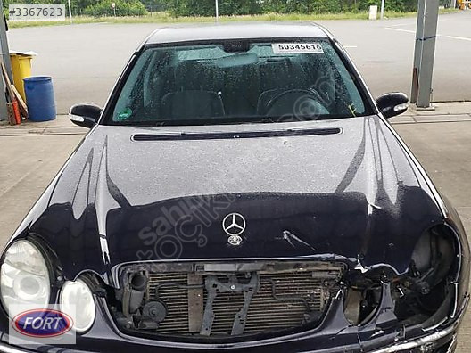 Mercedes W211 Ön Kaput tampon Far Komple Ön Temiz Hatasız