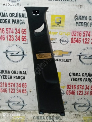 OPEL CROSSLAND SOL İÇ DİREK KAPLAMA PLASTİĞİÇIKMA SÖKME YEDEK PAR