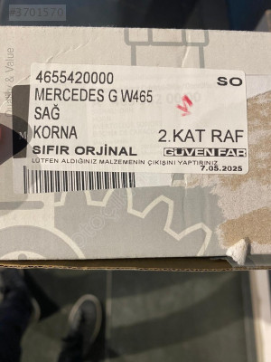MERCEDES G W465 SAĞ KORNA 4655420000 SO