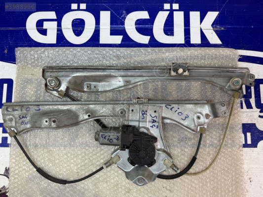 8200 291 147-J Renault Clio 3 Sağ Ön Kapı Cam Motoru/Krikosu ORJ