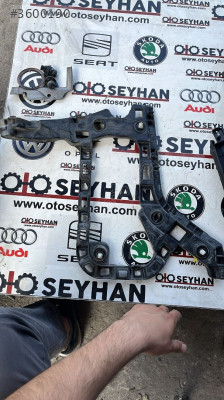 Volkswagen Passat b8.5 b8 sağ arka tampon braketi(kırığı var)