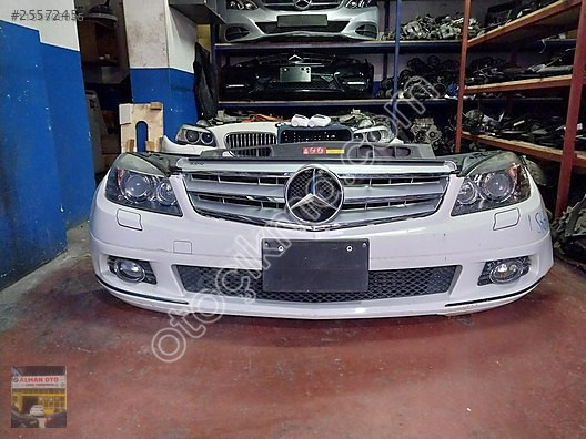 Mercedes W204 Kasa ön Set Radyatör Fan Fan Davlumbazı Far