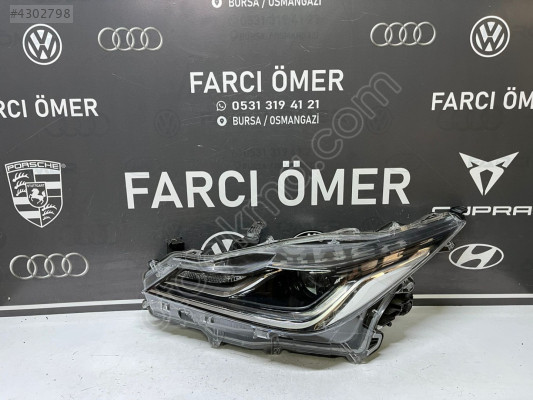 TOYOTA COROLLA SOL ÖN FAR ORJİNAL FULL LED