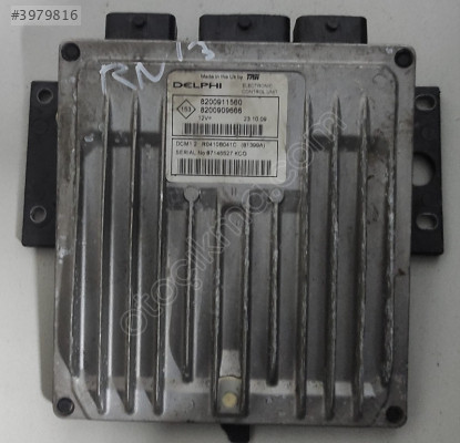 MEGANE 2 KANGO 3 CLİO 3 MOTOR BEYNİ DCM1.2 8200911560 8200909666
