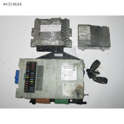 5WS40595F-T 7G91-12A650-UF Ford Focus Motor Beyni Komple Seti