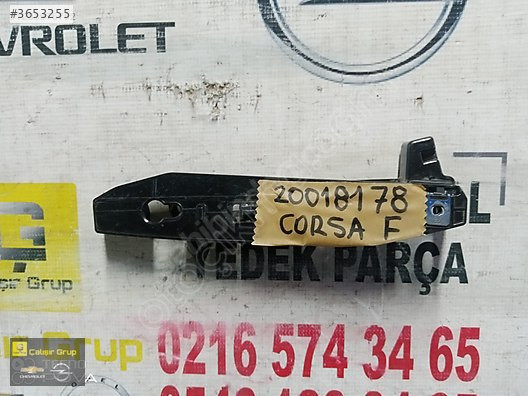 CORSA F SAĞ ARKA TAMPON BRAKETİ OEM 20018178