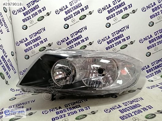 BMW 3 SERİSİ E90 MAKYAJSIZ HALOJEN SOL FAR SIFIR 63116942721