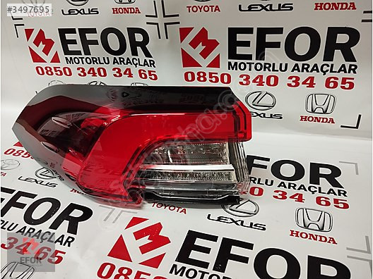 TOYOTA COROLLA SIFIR ORJ SOL STOP LEDLİ OEM NO : 81561-02D21