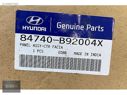 HYUNDAİ İ10 ORTA KALORİFER IZGARA 84740-B92004X