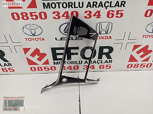 TOYOTA COROLLA TEYP ÇERÇEVESİ ÇIKMA ORİJİNAL PARÇA 2016-2018
