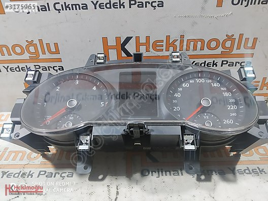 VOLKSWAGEN PASSAT B8 GOLF 7 KM SAATİ KADRAN A2C53427456 R A20951