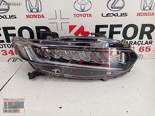 HONDA ACCORD SAĞ FAR ÇIKMA ORİJİNAL FAR 2021-2024