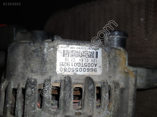 Citroen C2- C3/1.4- 1.6i Şarj Dinamosu Çıkma Orijinal