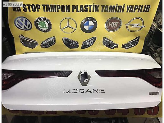 RENAULT MEGANE 4 ARKA BAĞAJ KAPAĞI ORJİNAL BEYAZ HATASIZ