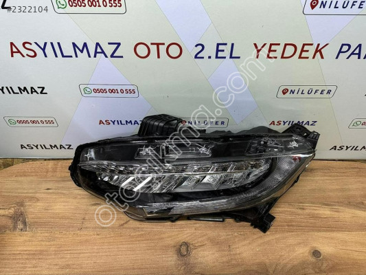 CİVİC FC5 LED SOL FAR ORJİNAL HATASIZ SÖKME 33150-TET-H11