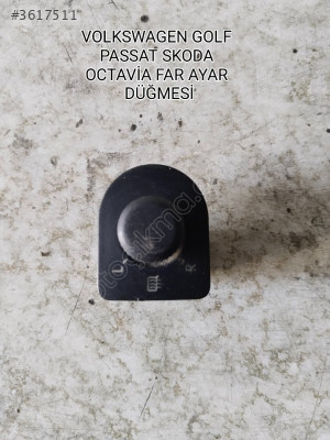 VOLKSWAGEN GOLF PASSAT SKODA ORJİNAL FAR AYAR DÜĞMESİ