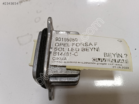 OPEL CORSA F SOL LED FAR BEYİ B14481-C 90186989 Ç