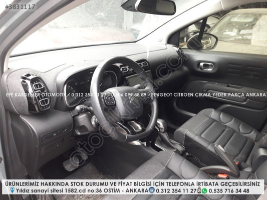 CİTROEN C3 AİRCROSS ÇIKMA GÖĞÜS AİRBAG TAKIMI