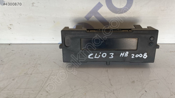 renault clio 3 2010 çıkma orjinal bilgi ekranı (son fiyat)