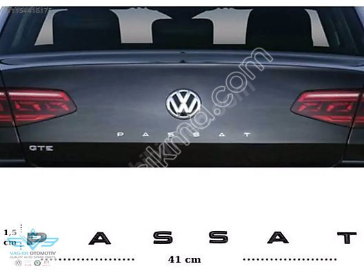 2023-2024 VW Passat B9 Yeni Nesil Arka Yazı Parçası