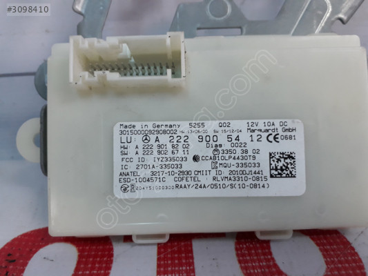 C S  BEYİN ANAHTAR GİRİŞ MODÜLÜ A2229005414