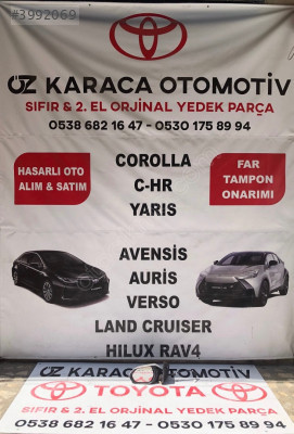 2020-2025 TOYOTA YARİS ÇIKMA ORJİNAL KATLANIR ELEKTRİKLİ DIŞ AYNA