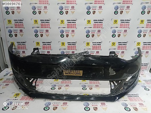 VOLKSWAGEN POLO 2009-2014 ÖN TAMPON OEM 6r0807221 ÇIKMA SÖKME