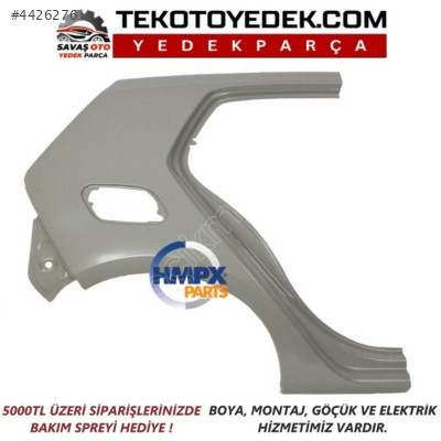 GOLF 7 ARKA ÇAMURLUK SAĞ SOL 2013 2014 2015 VE ÜZERİ / KAMPANYA