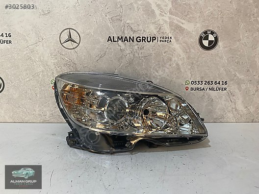 MERCEDES C SERİSİ W204 HALOJEN SAĞ FAR ORJİNAL