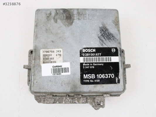 Range Rover 2.5 Motor Beyni MSB106370 2247076 0281001677 Orjinal