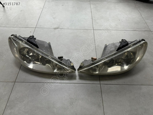 PEUGEOT 206 SAĞ VE SOL FAR (ORJİNAL HATASIZ)