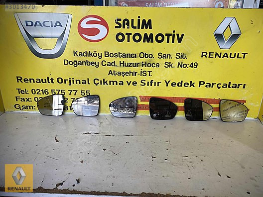 963651460R-963664523R RENAULT MEGAN 4 SAĞ SOL AYNA CAMI VE DİĞER