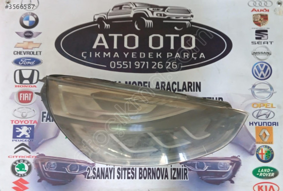 RENAULT CLİO 4 ORJİNAL ÇIKMA SOL FAR