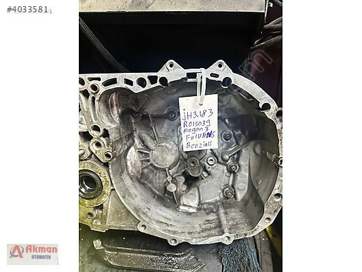 megane 3 fluance benzinli şanzıman JH3.183 R015039