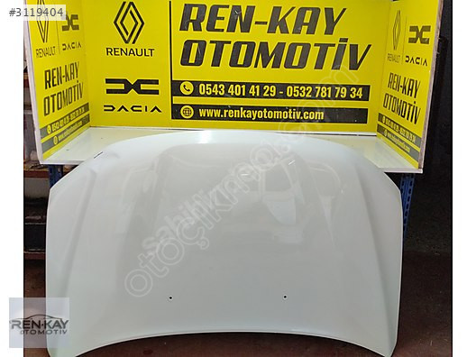 DACİA DUSTER MOTOR KAPUTU 2018-24 ÇIKMA ORJ RENKAY OTO KOCAELİ