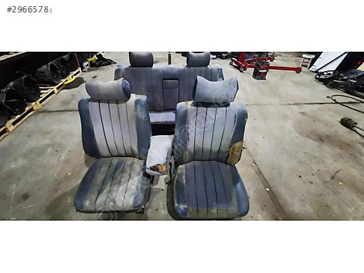 MERCEDES W116 280S ORJİNAL MAVİ KOLTUK TAKIMI ÇIKMA MUAYYER