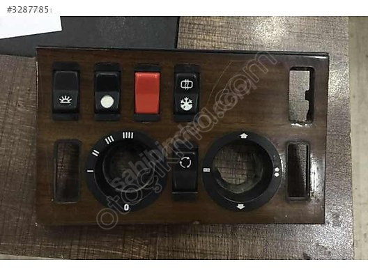 MERCEDES W126 ORJ. TORPİDO ORTA MAUN TRİM ÇIKMA TEMİZ