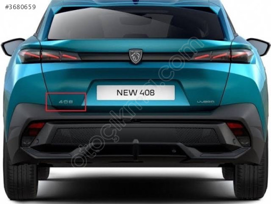 Peugeot 408 bagaj 408 yazısı 98407277dx
