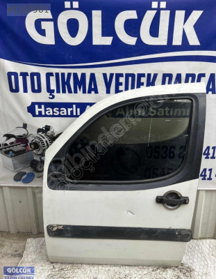 Fiat Doblo 2 Sol Ön Kapı Siyah Beyaz ORJINAL