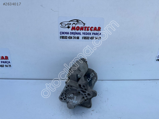 RENAULT CLİO 3 BENZİNLİ MARŞ DİNAMOSU HATASIZ MONTECAR