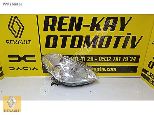 RENAULT CLİO 3 HB SAĞ FAR 2006 2008 SIFIR YEDEK PARÇA RENKAY