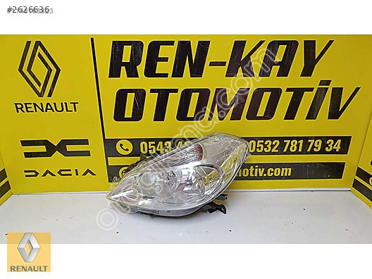 RENAULT CLİO 3 HB SOL FAR 2006 2008 SIFIR YEDEK PARÇA RENKAY