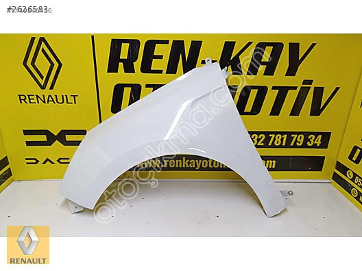 RENAULT CLİO 5 SOL ÖN ÇAMURLUK BEYAZ ORJ ÇIKMA PARÇALARI REN