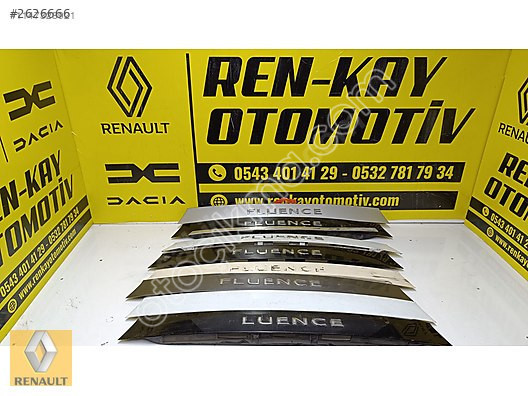 RENAULT FLUENCE BAGAJ CITASI ORJİNAL ÇIKMA BAGAJ ÇITASI REN-